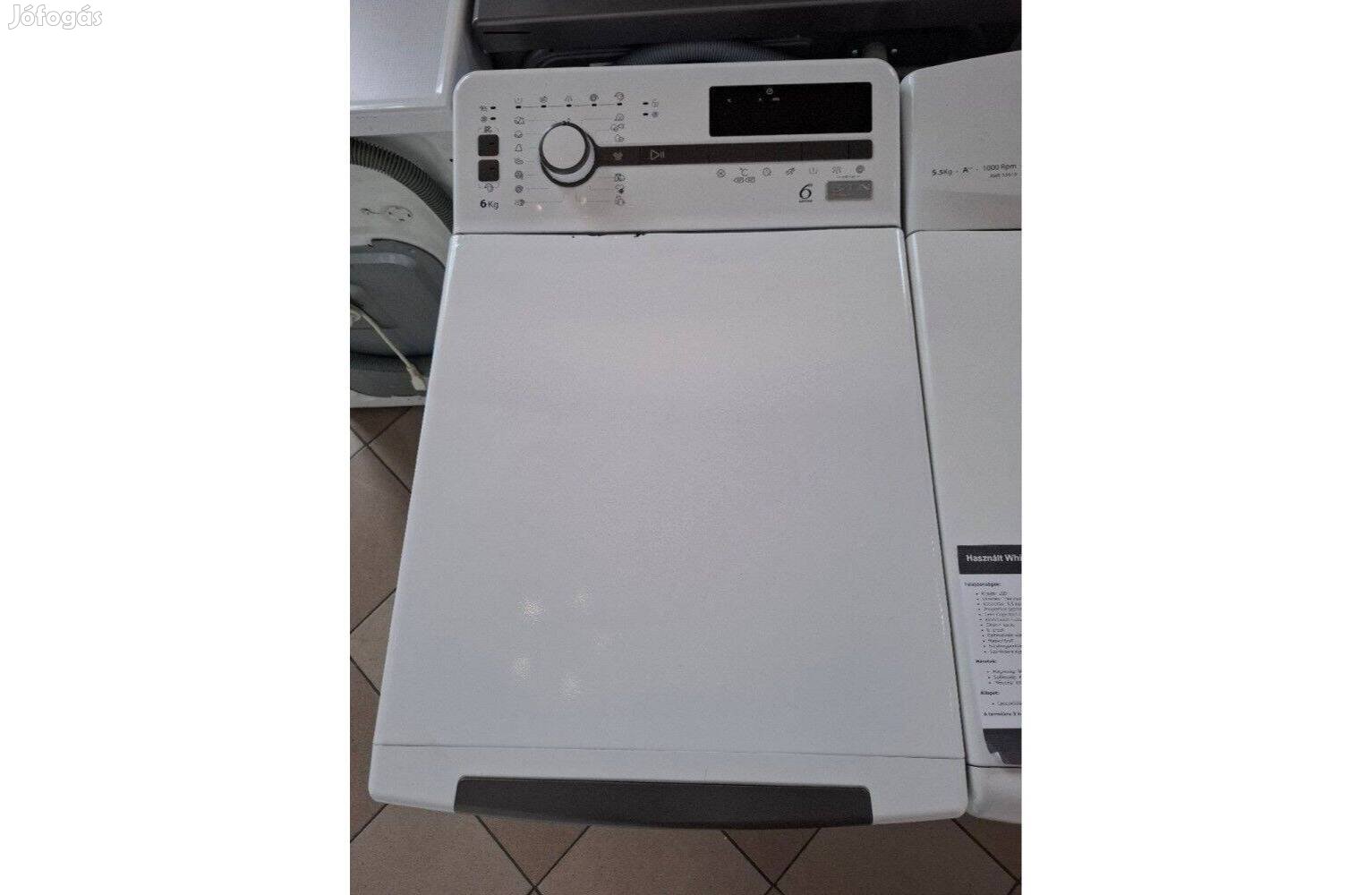 Használt Whirlpool Tdlr 60230 Felültöltős Mosógép [H15984] 3 hó gari